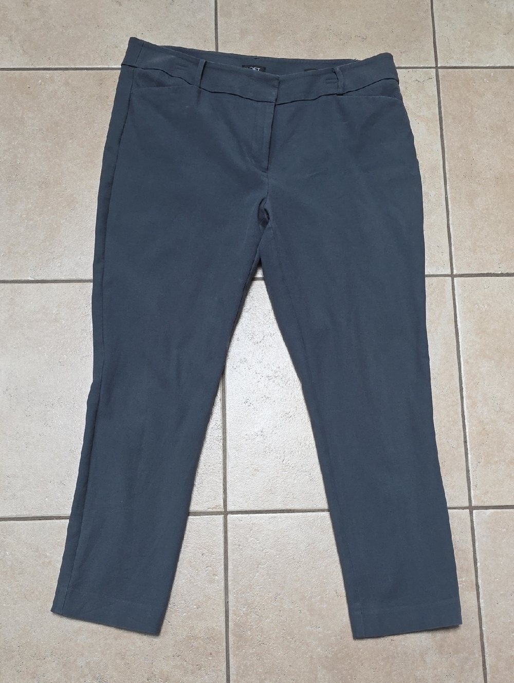 LOFT Slate Gray Ankle Pants